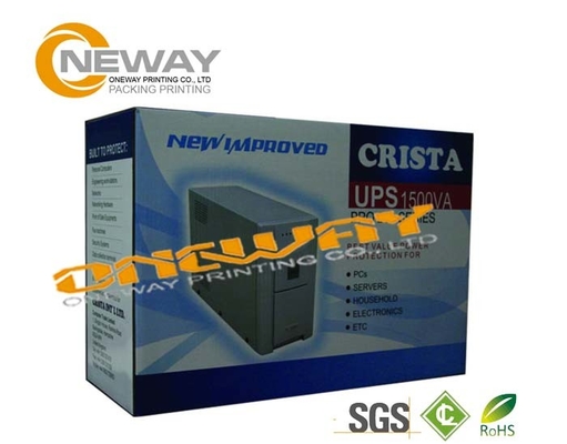Industry Recycled Paper Computer Packing Boxes With Foam Insert