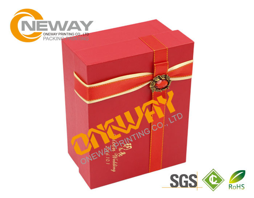 Cardboard Magnetic Rectangle Custom Printed Gift Boxes , Folding Paper Box