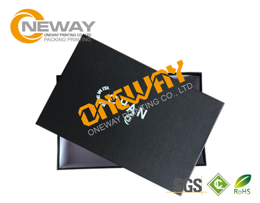 Custom Printed Gift Boxes , Black Custom Hard Paper Magnetic Closure Gift Box