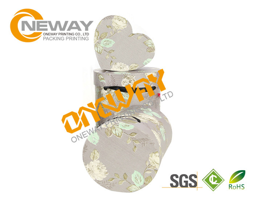 Luxury Round Flower Paper Custom Printed Gift Boxes for Rose Delivery