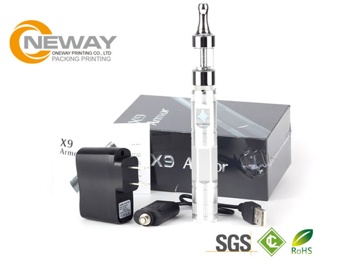 SGS Approval Electronics Packaging Boxes , Paper Boxes For Electronic Cigarette