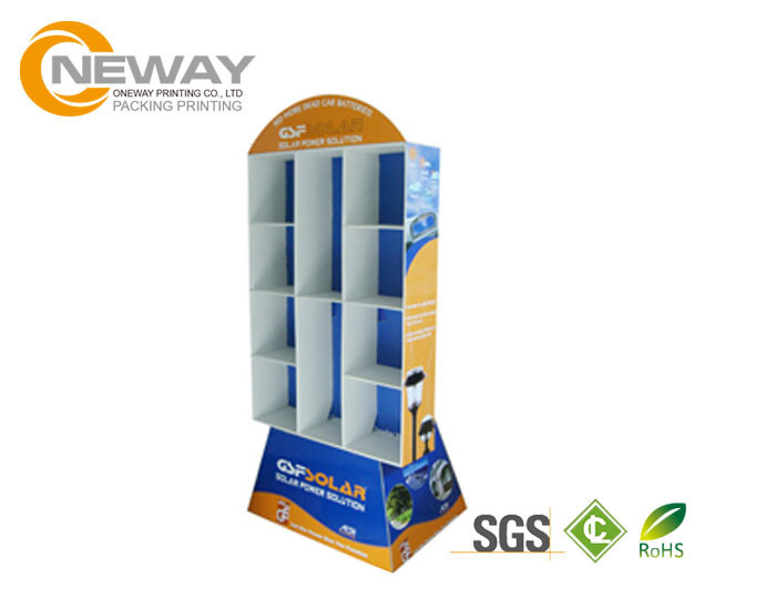 Paper Cardboard Retail Display Stands With Art Paper , Cardboard Shop Display Stands