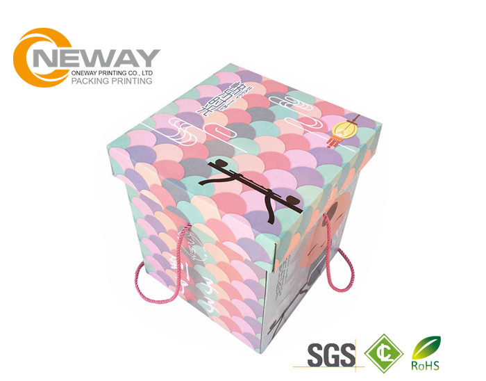 Modern Decorative Paper Boxes / Flower Shipping Boxes With Art Paper For Party